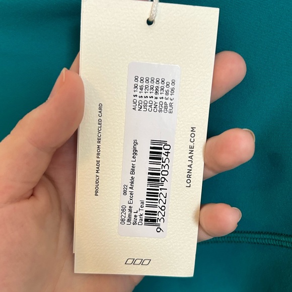 NWT Lorna Jane ultimate excel ankle biter leggings - Picture 5 of 11